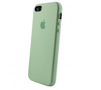 Чехол-накладка - Soft Touch для Apple iPhone 5/iPhone 5S/iPhone SE (light green)#135057