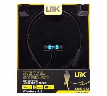 Беспроводные Bluetooth-наушники LMK LMK-012 (black/blue)#135357