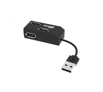 USB HUB RITMIX CR-2403, черный, 4 порта#137111