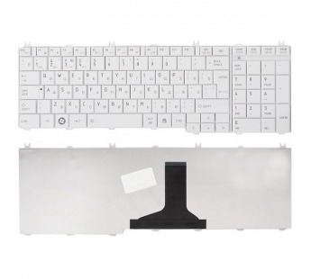 Клавиатура для ноутбука Toshiba Satellite C650, L650, L670 (белая)#436027