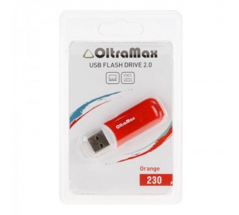 USB 32GB OltraMax 230 оранжевый#2106813