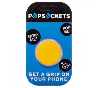 Держатель для телефона Popsockets PS1 на палец (yellow)#138889