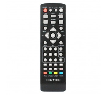 Пульт ДУ для ресивера D-color DC 711HD (TVjet RE 820HDT2, Goldstar GS 8833HD) DVB-T2#172090