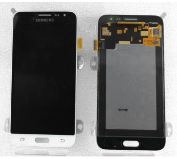 Дисплей Samsung J320F (J3 2016) в сборе с тачскрином Белый - (TFT, с регулировкой подсветки)#141832