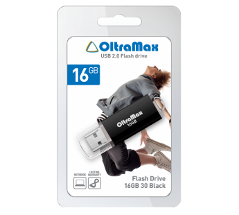 Флеш-накопитель USB 16GB OltraMax 30 чёрный#141964