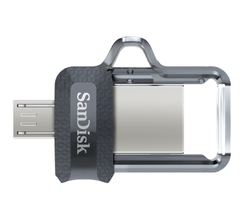 Флеш-накопитель USB 3.0 32GB SanDisk Ultra Android Dual Drive OTG чёрный#165424