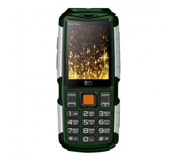 Мобильный телефон BQM-2430 Tank Power Зелёный+Серебро#510279