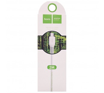 Кабель USB - micro USB Hoco X20 для HTC/Samsung (200 см) (White)#2028568