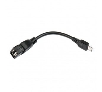 Кабель OTG Dialog CU-0401 microUSB B (M) - USB A (F), V2.0, длина 0.15 м, в пакете#145745
