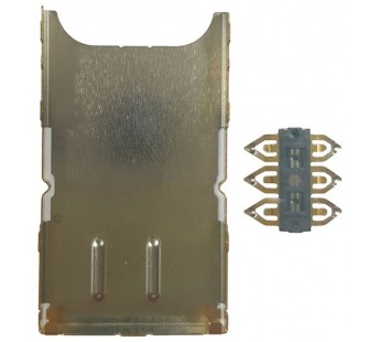 Коннектор SIM для Motorola X Play (комплект 3 шт.)#147282