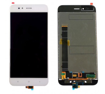 Дисплей для Xiaomi Mi A1/Mi 5X в сборе с тачскрином Белый#147429
