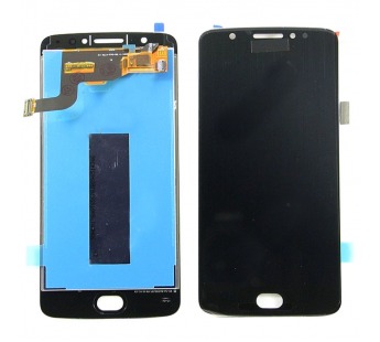Дисплей для Motorola Moto E4 в сборе с тачскрином Черный#147581