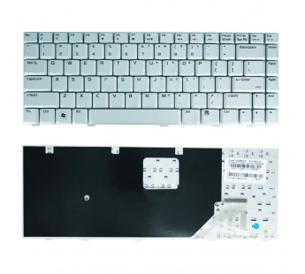 Клавиатура для ноутбука ASUS A8xx, A86, A88, V6000/V, V6800V, VX1, W3,  W3000 АНГЛИЙСКАЯ(серебро)#170811