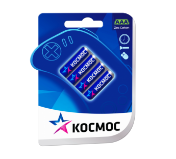 Элемент питания КОСМОС R3 (R03) (4 бл) (60/960)#154910