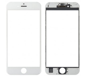 Модульное стекло iPhone 6S в сборе с рамкой и OCA пленкой Белое#155241