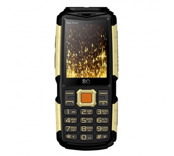 Мобильный телефон BQM-2430 Tank Power Чёрный+Золото#510284