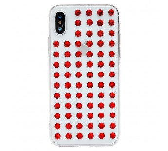 Чехол-накладка Blingbally BGB-001 для Apple iPhone X (red)#161472