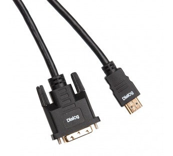 Кабель Dialog HDMI - DVI 3.0 м, в пакете  HC-A1630 (CV-0530 black)#163692