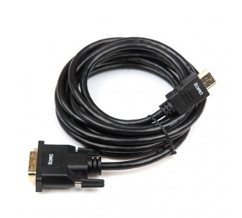 Кабель Dialog HDMI - DVI 3.0 м, в пакете  HC-A1630 (CV-0530 black)#163694