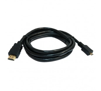 Кабель Dialog HDMI - micro HDMI - HC-A0518 (CV-0318 black) V1.4, длина 1.8 м, блистер#164475
