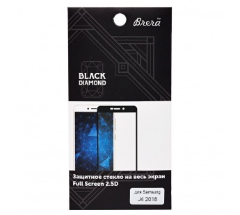 Защитное стекло Full Screen Brera 2,5D для Samsung SM-J400 Galaxy J4 2018 (black)#176735