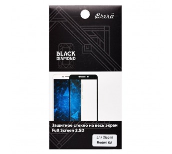 Защитное стекло Full Screen Brera 2,5D для Xiaomi Redmi 6A (black)#176762