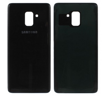 Задняя крышка для Samsung A730F (A8+ 2018) Черный#183837