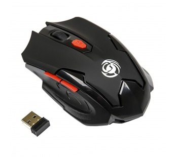 Мышь беспроводная Dialog MRGK-10U Gan-Kata RF 2.4G Optical - игровая 6 кнопок + ролик, USB#2137946