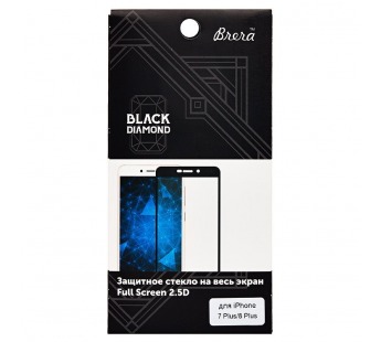 Защитное стекло Full Screen Brera 2,5D для Apple iPhone 7 Plus/8 Plus (black)#168615