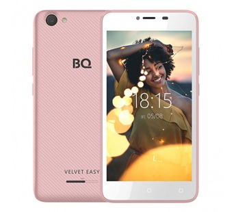 Смартфон BQS-5000G Velvet Easy Розовое Золото#168925