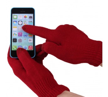 Перчатки для сенсорных экранов iGlove Touch (dark red)#171001