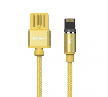 Кабель USB - Apple lightning Remax RC-095i Magnetic золото#173229