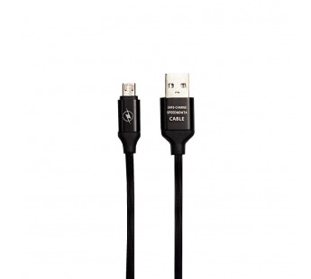 Кабель USB - micro USB - DC-130 для HTC/Samsung 5 (100 см) (black)#173579