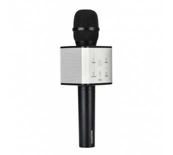 Беспроводной караоке микрофон Q7 (черный)#182376