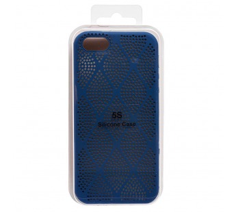 Чехол-накладка - SC119 для Apple iPhone 5/5S/SE (dark blue)#175558