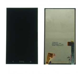 Дисплей для HTC One Dual/802w в сборе с тачскрином Черный#175124