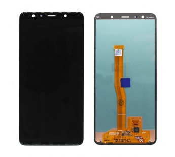 Дисплей для Samsung A750F (A7 2018) в сборе с тачскрином Черный - Оригинал#176120