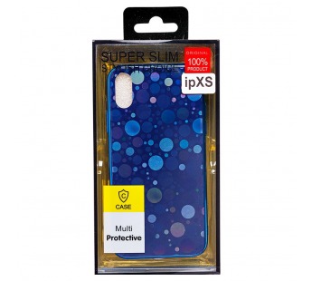 Чехол-накладка - STC002 для Apple iPhone X/XS (001) (blue)#176395