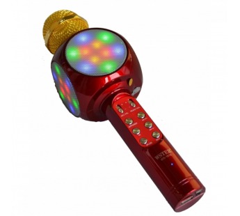 Беспроводной караоке микрофон WSTER WS-1816 (красный)#176997