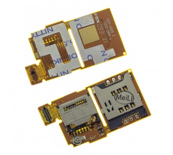 Коннектор SIM+MMC для SonyEricsson W350 на шлейфе#177336