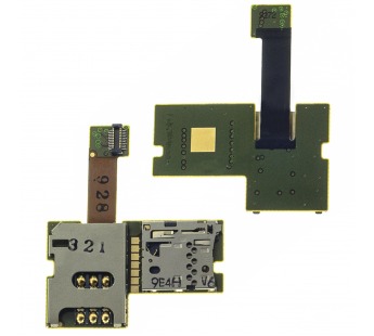 Коннектор SIM+MMC для Nokia E51#177341