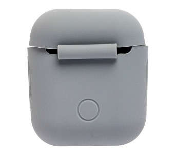 Чехол - силиконовый, тонкий для кейса Apple AirPods/AirPods 2 (grey)#178068