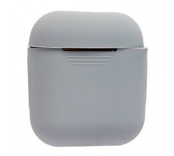 Чехол - силиконовый, тонкий для кейса Apple AirPods/AirPods 2 (grey)#178066