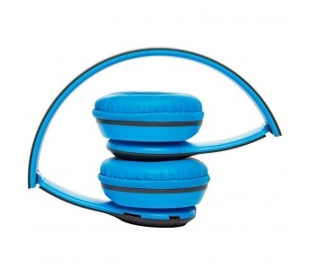 Накладные Bluetooth-наушники - P-47 (blue)#178260