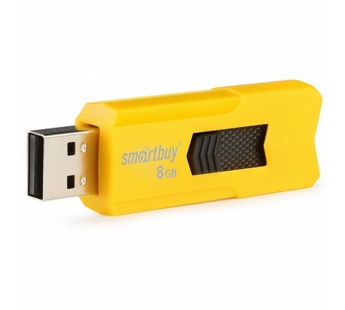 Флеш-накопитель USB 8GB Smart Buy Stream жёлтый#178583