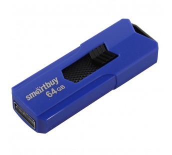 Флеш-накопитель USB 64GB Smart Buy Stream синий#178580