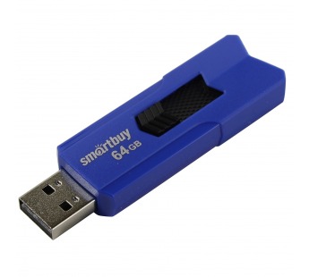 Флеш-накопитель USB 64GB Smart Buy Stream синий#178579