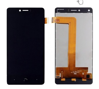 Дисплей для BQ Aquaris U Lite/U Plus + тачскрин (черный)#180036