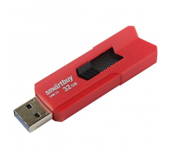 Флеш-накопитель USB 3.0 32GB Smart Buy Stream  красный#180228