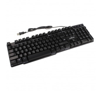 Клавиатура DEFENDER Mayhem GK-360DL RU,черный, USB, игровая, проводная#181531